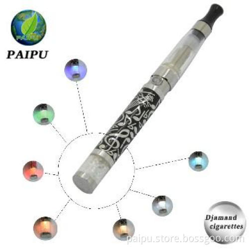 hot ladystyle e cigarette diamond ego battery with various colors